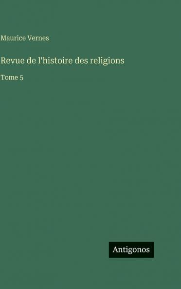 Revue de l'histoire des religions
