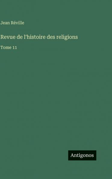 Revue de l'histoire des religions