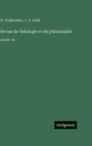 Revue de théologie et de philosophie