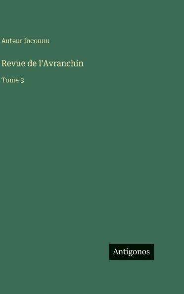 Revue de l'Avranchin