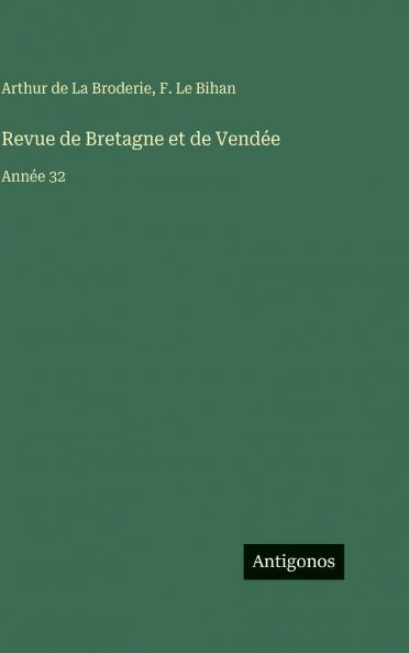 Revue de Bretagne et de Vendée