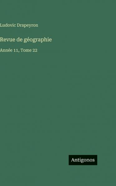 Revue de géographie