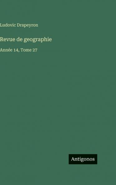 Revue de geographie