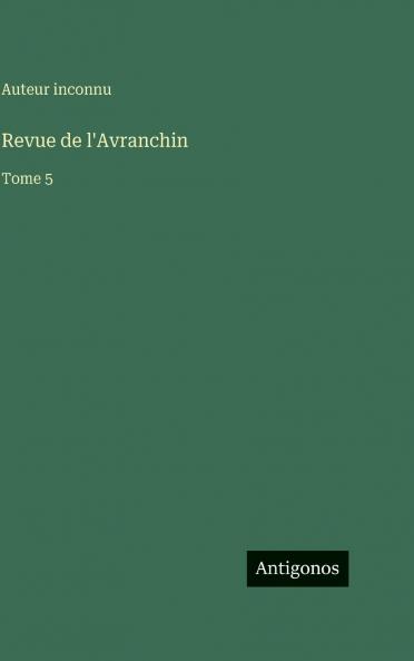 Revue de l'Avranchin
