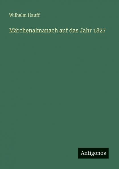 Märchenalmanach auf das Jahr 1827