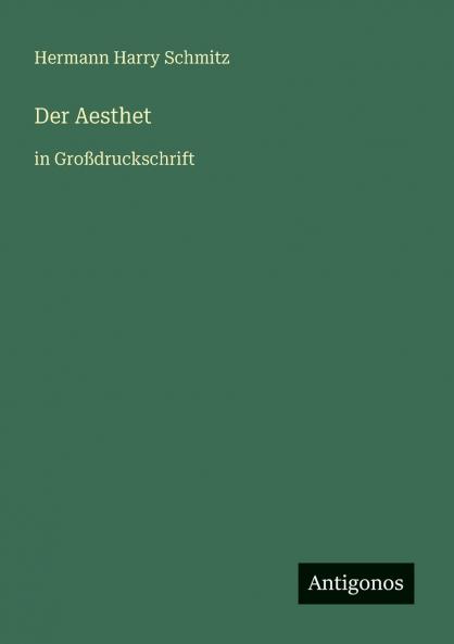 Der Aesthet