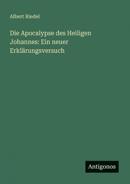 Die Apocalypse des Heiligen Johannes