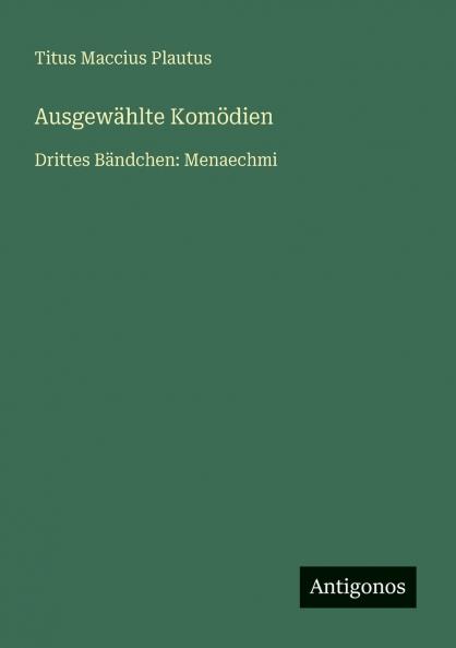 Ausgewählte Komödien