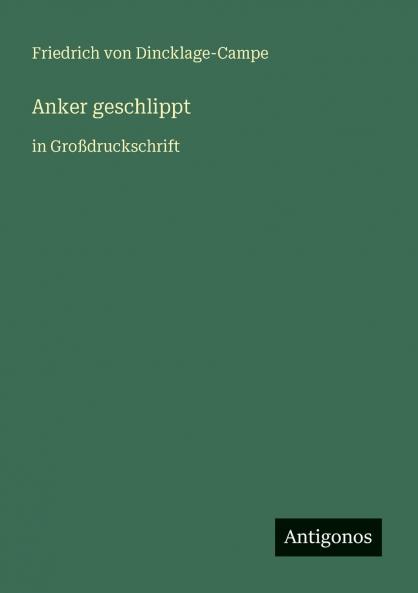 Anker geschlippt