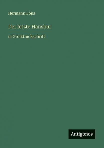 Der letzte Hansbur