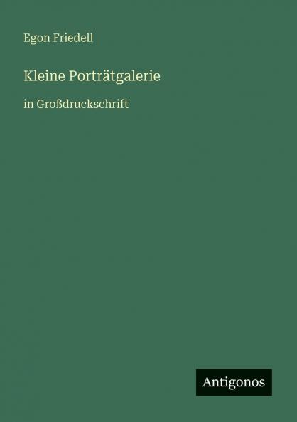 Kleine Porträtgalerie