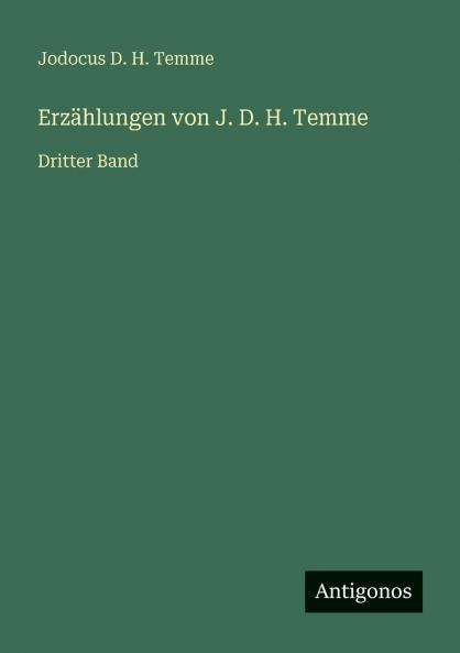 Erzählungen von J. D. H. Temme