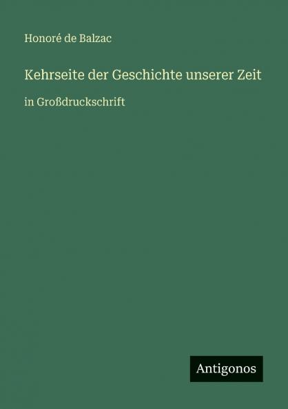 Kehrseite der Geschichte unserer Zeit