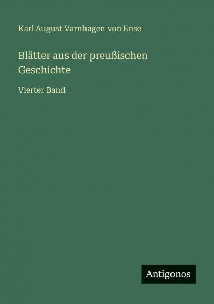 Blätter aus der preußischen Geschichte