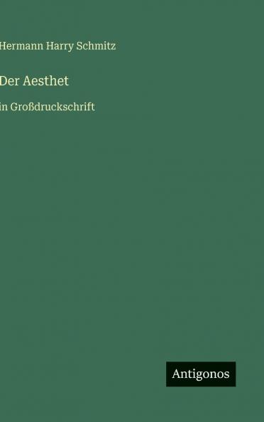 Der Aesthet