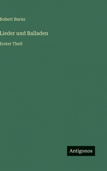 Lieder und Balladen