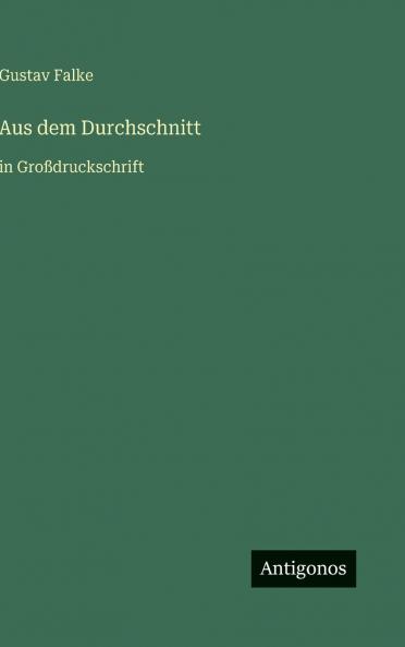 Aus dem Durchschnitt