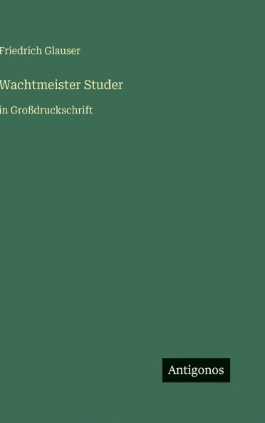 Wachtmeister Studer