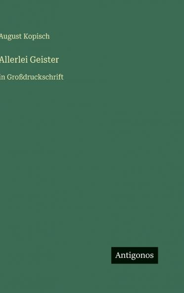 Allerlei Geister