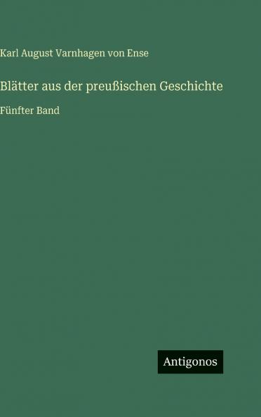 Blätter aus der preußischen Geschichte