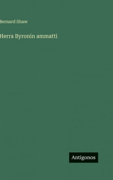 Herra Byronin ammatti