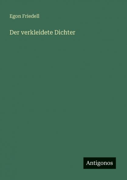 Der verkleidete Dichter