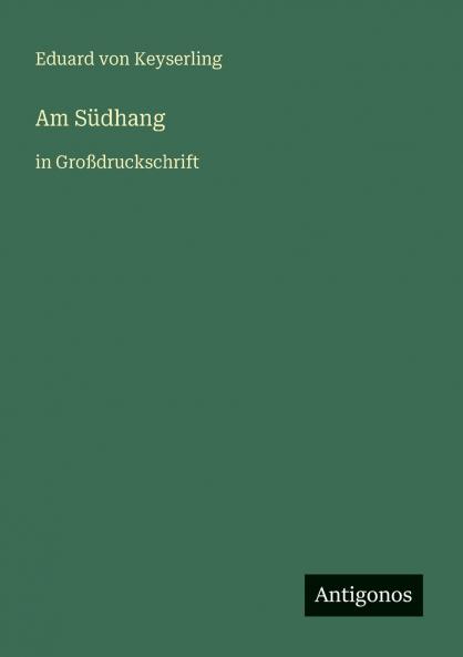 Am Südhang