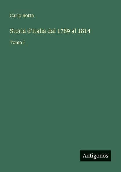 Storia d'Italia dal 1789 al 1814