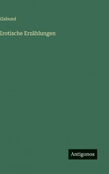Erotische Erzählungen