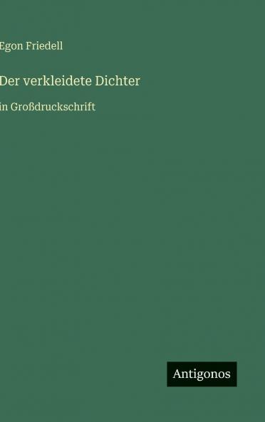 Der verkleidete Dichter