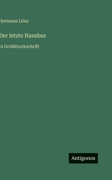 Der letzte Hansbur
