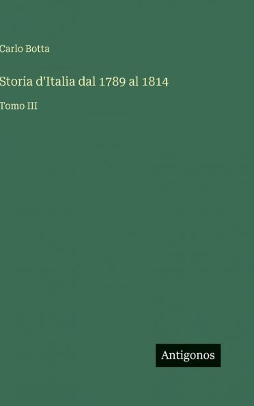 Storia d'Italia dal 1789 al 1814