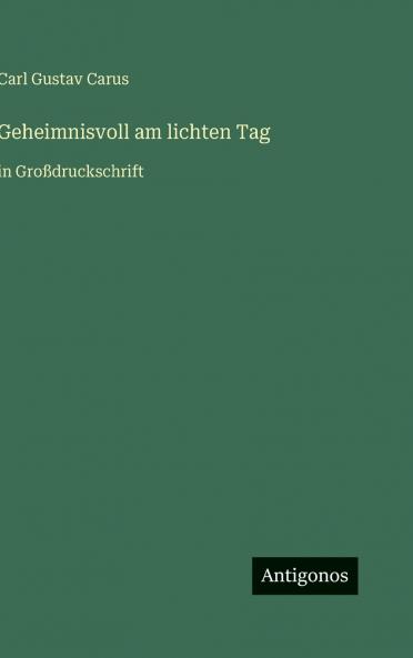 Geheimnisvoll am lichten Tag