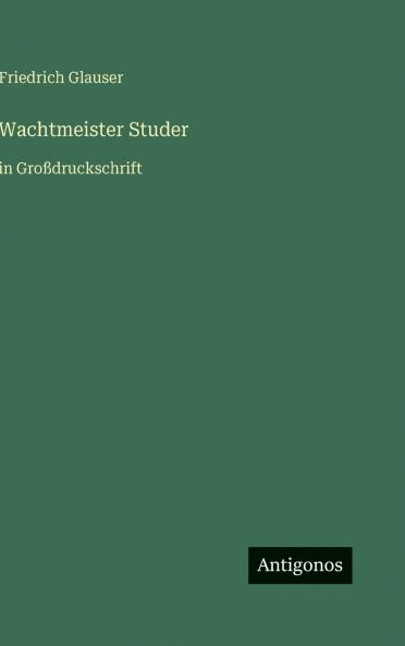 Wachtmeister Studer