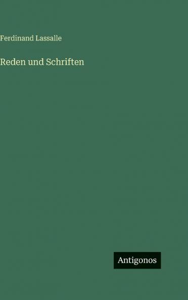 Reden und Schriften