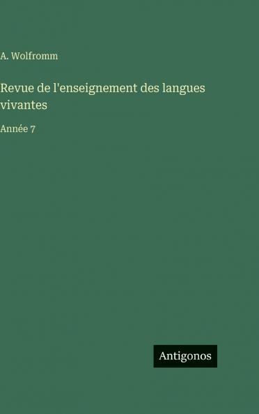 Revue de l'enseignement des langues vivantes