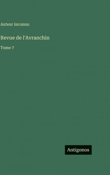 Revue de l'Avranchin