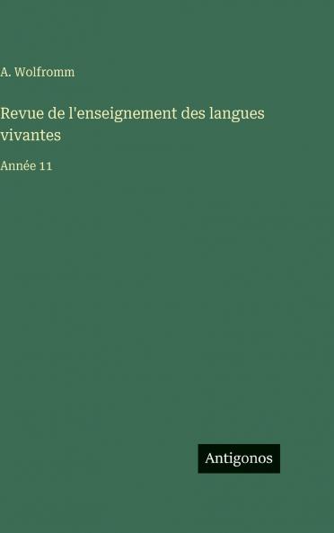 Revue de l'enseignement des langues vivantes