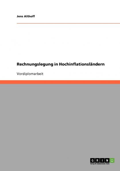 Rechnungslegung in Hochinflationsländern