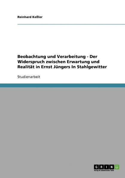 Beobachtung und Verarbeitung