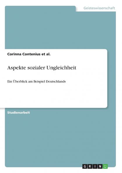 Aspekte sozialer Ungleichheit