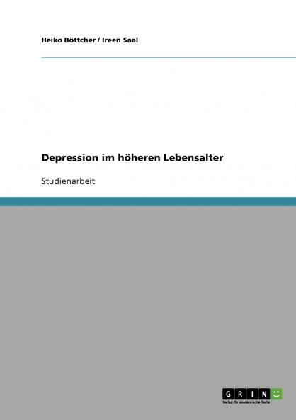 Depression im höheren Lebensalter