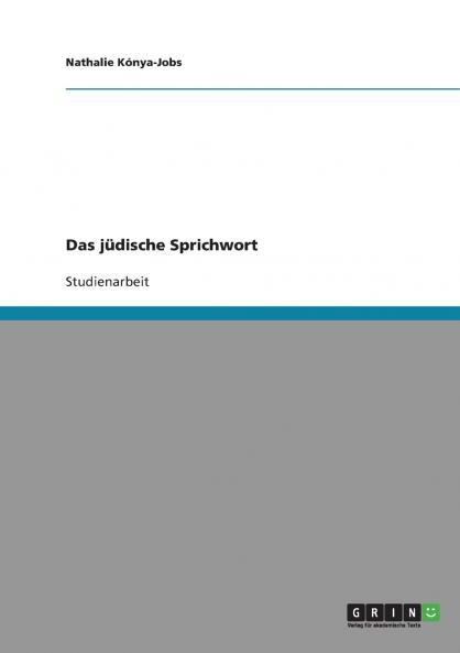 Das jüdische Sprichwort