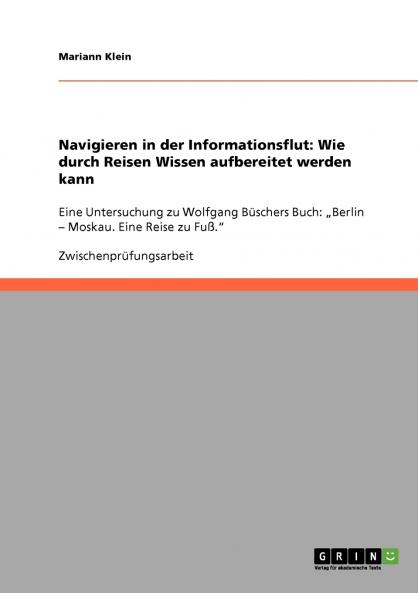 Navigieren in der Informationsflut