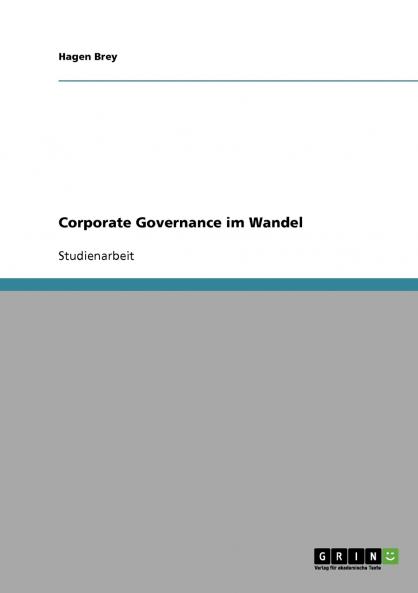 Corporate Governance im Wandel