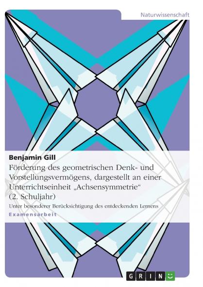 Förderung des geometrischen Denk- und Vorstellungsvermögens dargestellt an einer Unterrichtseinheit Achsensymmetrie (2. Schuljahr)