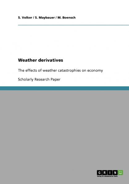 Weather derivatives
