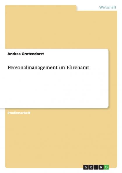 Personalmanagement im Ehrenamt