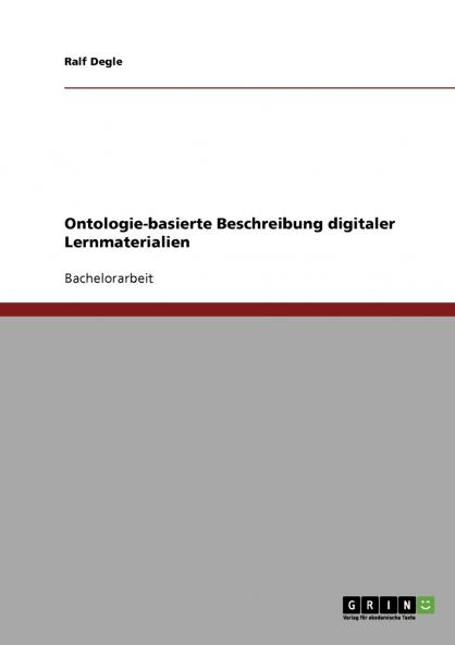 Ontologie-basierte Beschreibung digitaler Lernmaterialien