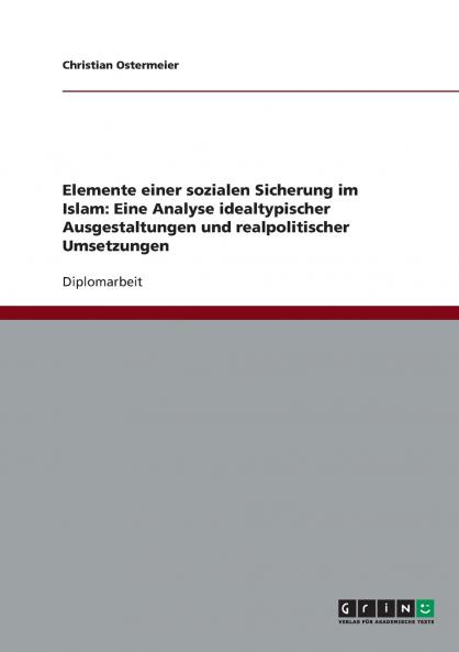 Elemente einer sozialen Sicherung im Islam